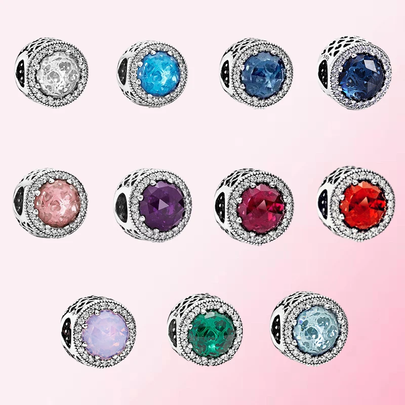

1:1 Make High Quality Original 925 Sterling Silver Custom Multi-color Cat Eye DIY Beads