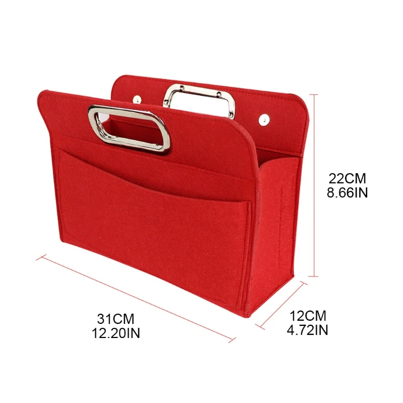 

Insert Bag with Pockets Purse Organizer Handbag Tote Felt File Bags