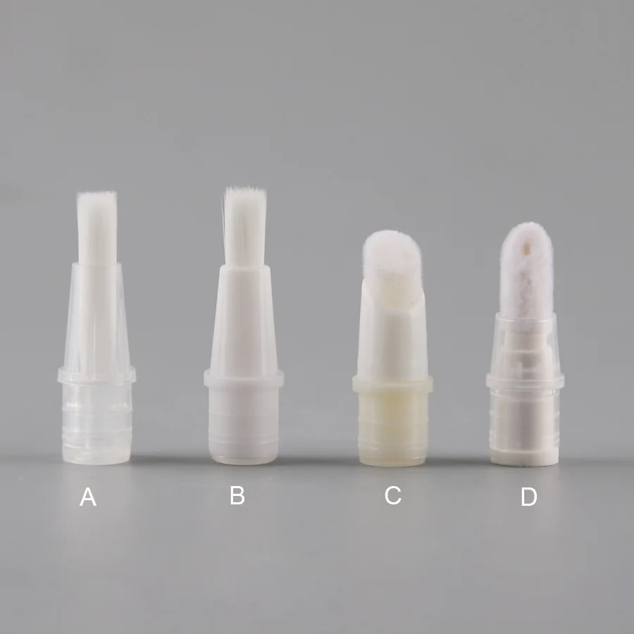 Прозрачная пластиковая спиральная ручка 50 шт. 5 мл пустая цилиндрическая