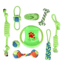 dog rope toys cotton rope toys bite resistant rope knot dog toy dog balls dog bones dog ropes tug war ball pet toys