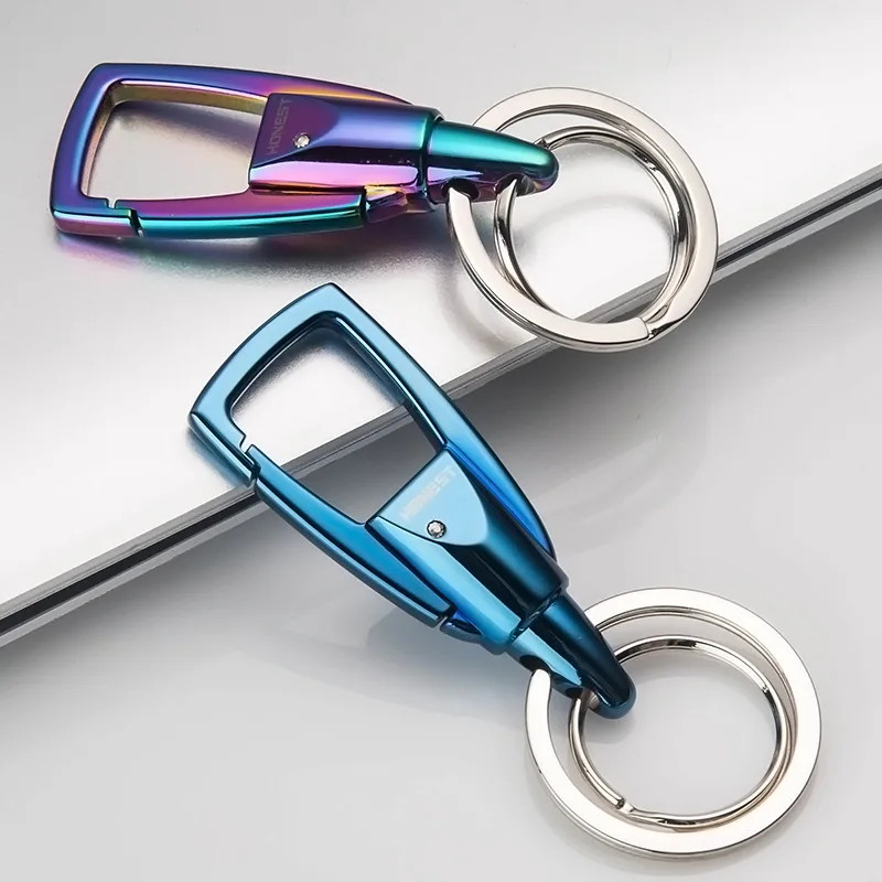

Creative Car Key Chain High-End Auto Men's Waist Key Ring for Peugeot 206 Mini Cooper R56 Toyota Camry 2018 BMW Keychain Pendant
