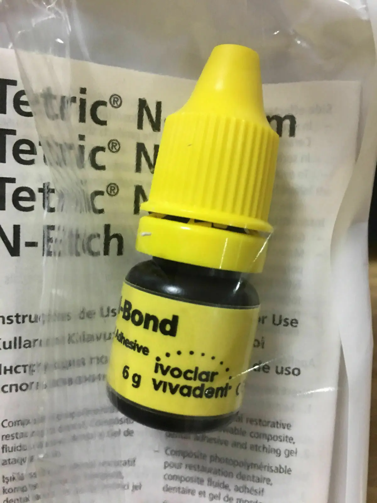 

Ivoclar Vivadent Dental Tetric N-Bond, заправка всего Etch, стоматологический клей 6 г в каждой бутылке, работает с сисветильник том 400-500 нм
