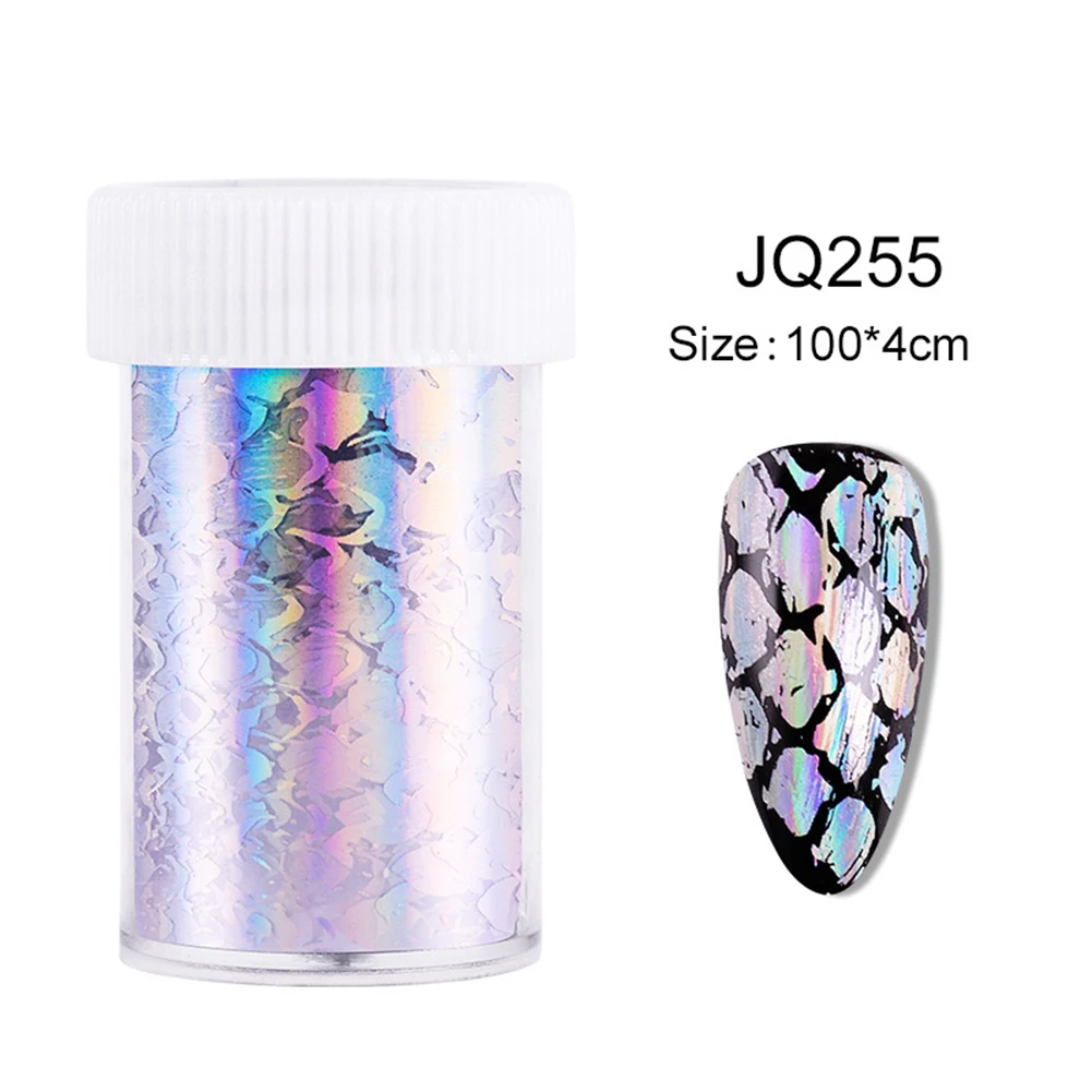 Переводная бумага со змеиным узором для маникюра блестящие наклейки звездного