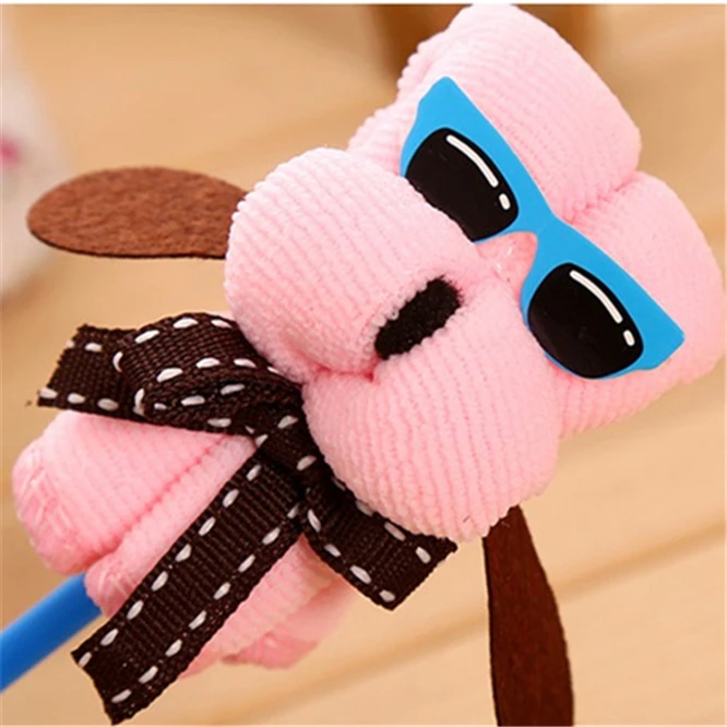 10 шт. мультяшная микрофибра полотенца плотная Горячее предложение собака торт