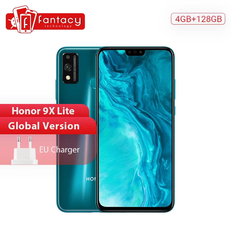 Новое поступление глобальная версия Honor 9X Lite смартфон 4G 128G 48MP Камера Kirin 710 6 5