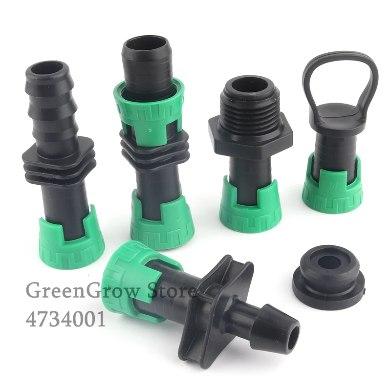 10 шт. Φ 16 мм соединители для водяной ленты соединитель капельной орошения сада
