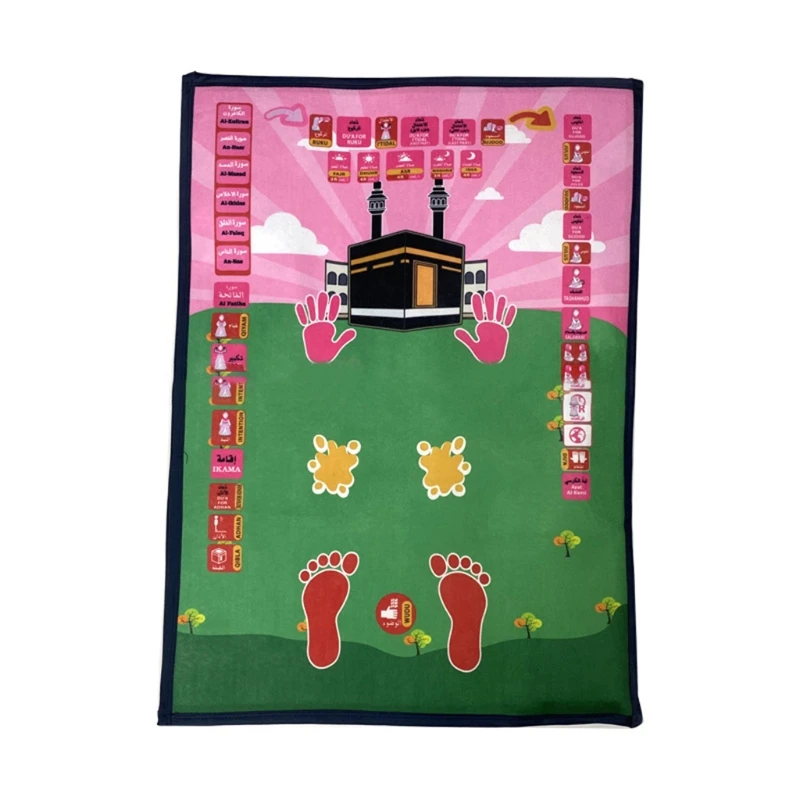 Электронный мусульманский молитвенный коврик Детский обучающий турецкий