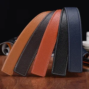 Ремень из натуральной воловьей кожи для мужчин и женщин, люксовый модный пояс без пряжки