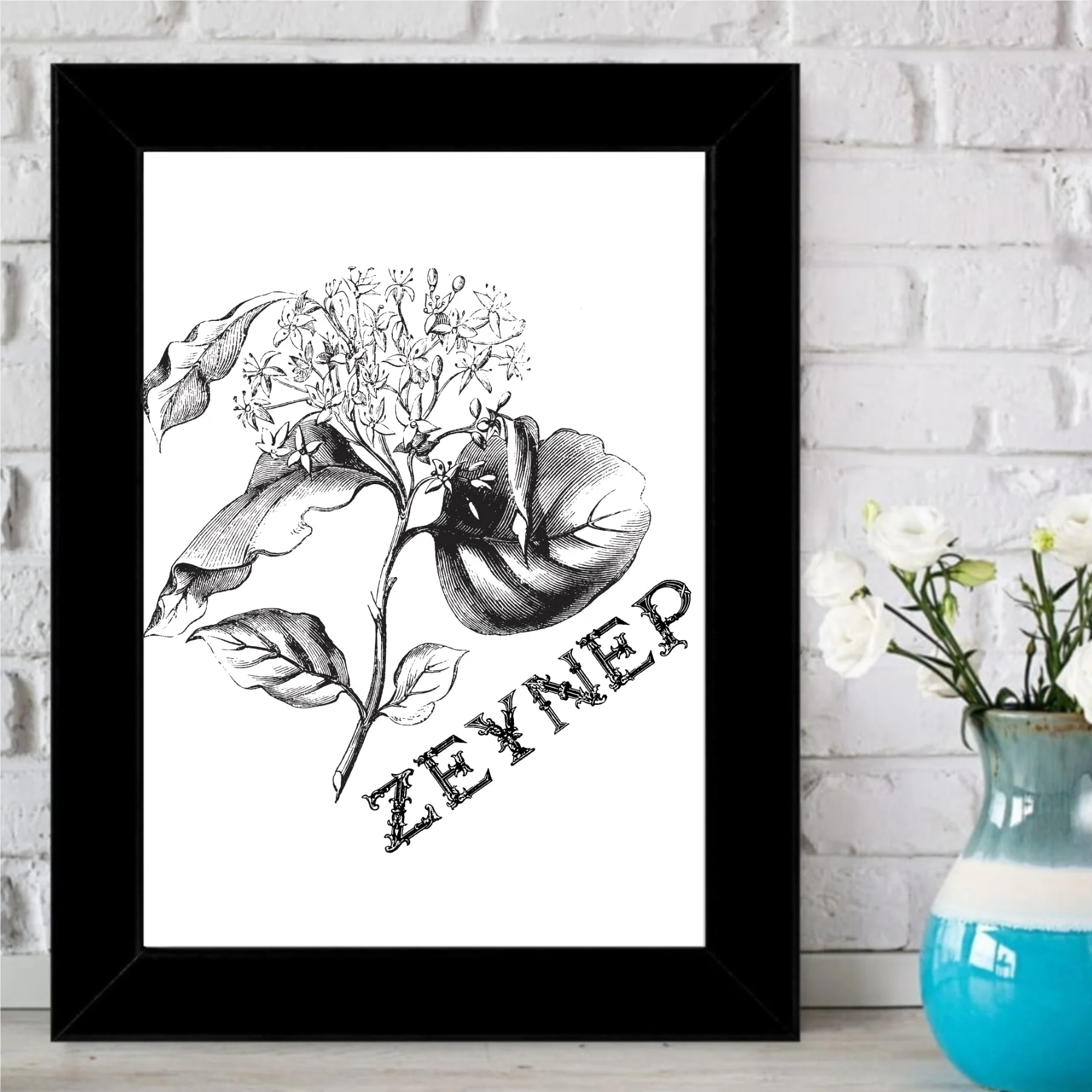 

Personalized iekTasarml Decorative Frame-59