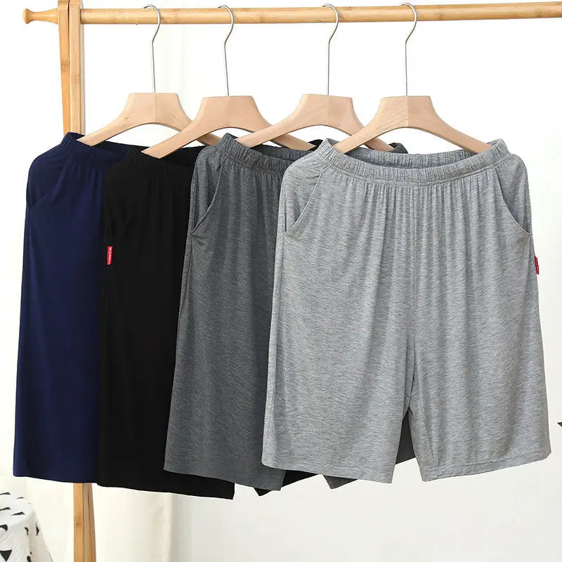 

Plus Striped Men Short Breathable Mens shorts Panties Men Solid Shorts Homme Size Sweatpant Beach Home Cotton Jogging 6XL Casual
