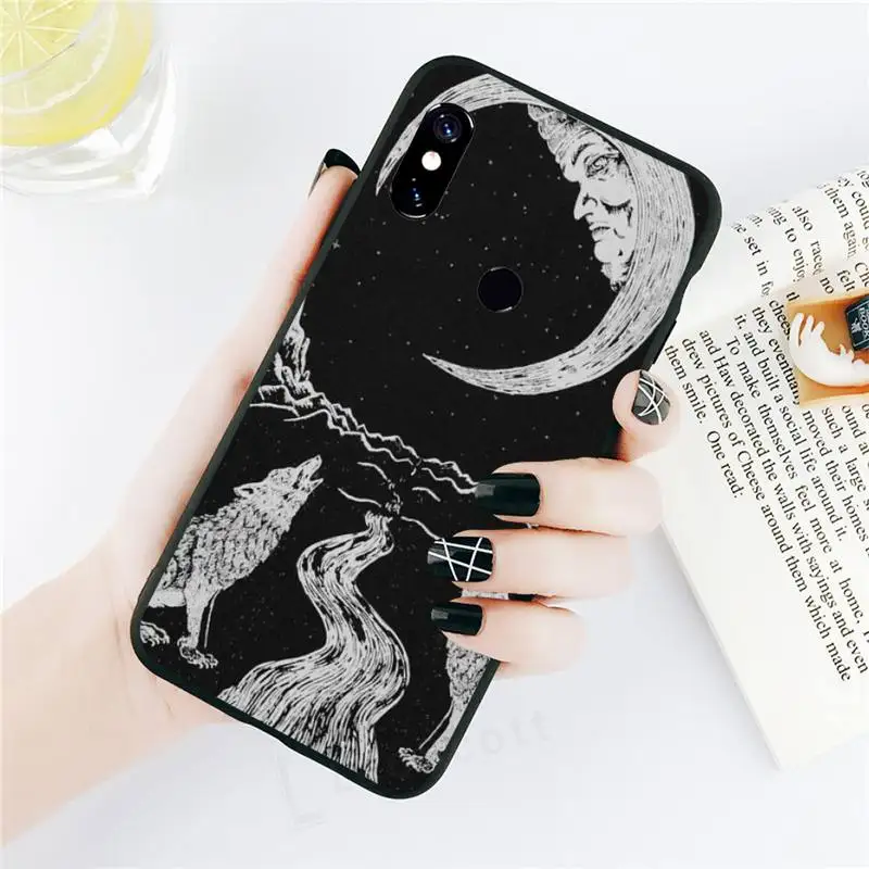 

Witches moon Tarot Mystery totem luxury design Phone Case shell For Xiaomi Redmi note 7 8 9 t k30 max3 9 s 10 pro lite