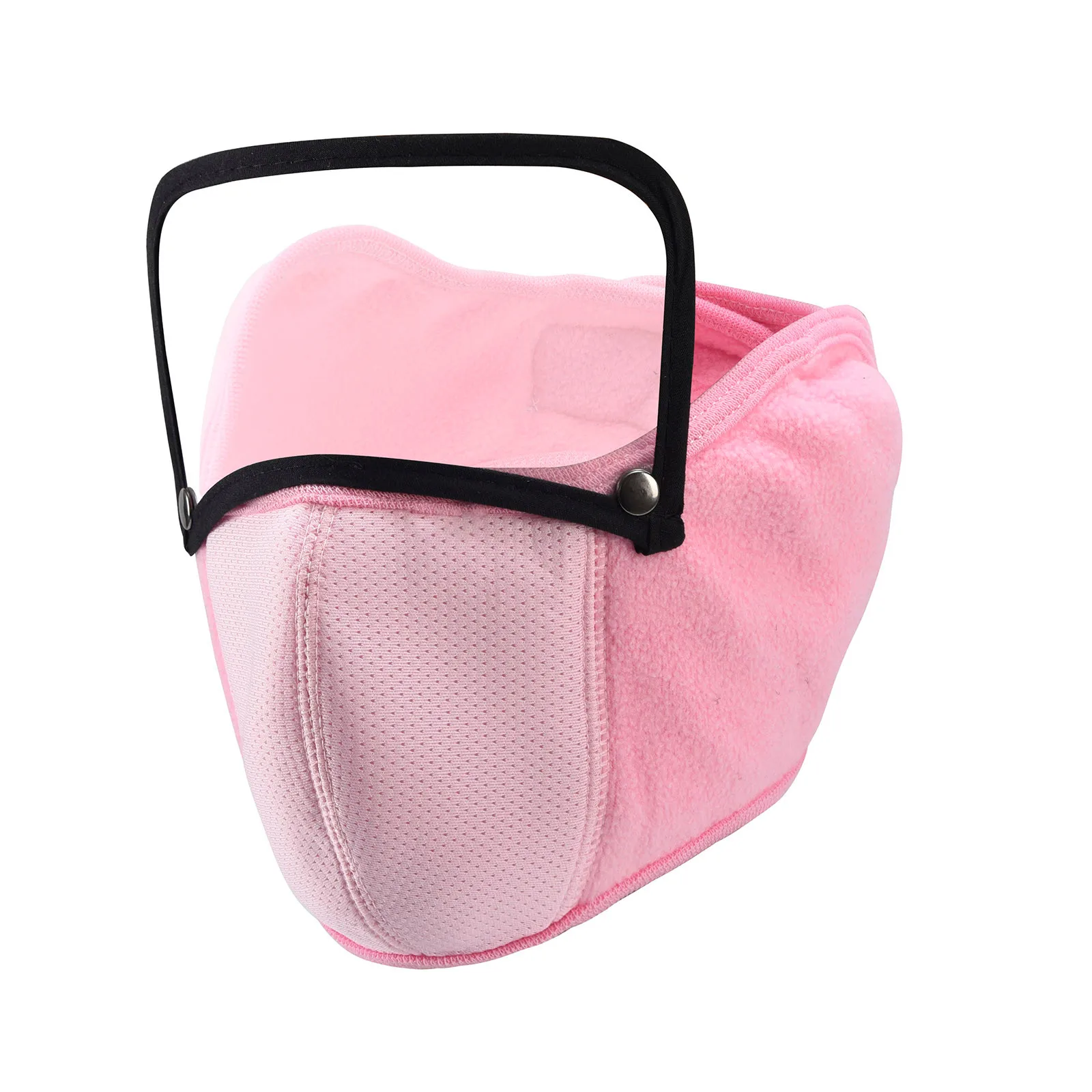 

Winter Warm Breathable Mouth Cover Dustproof Ear Protectors Half Coldproof Face Mask With Transparent Eye Shield Soft Maske d5