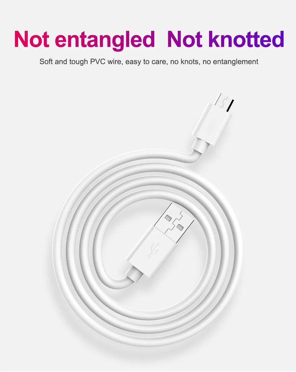 Кабель Micro USB для samsung huawei Xiaomi кабель быстрой зарядки мобильного телефона Android