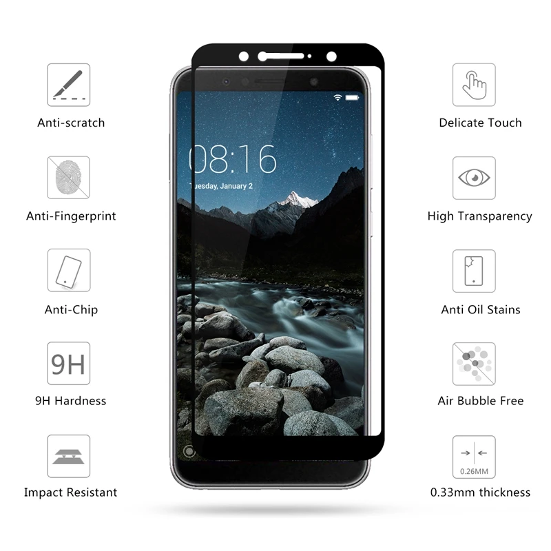 9H полная защита закаленное стекло для ASUS ZenFone Max Pro M1 ZB601KL ZB602KL Защитная пленка для экрана телефона 2.5D