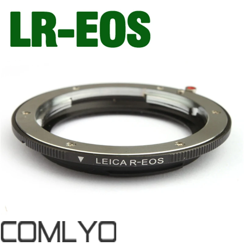 Металлический серебристый кольцевой адаптер COMLYO для объектива Leica R Canon EOS EF Mount 60D