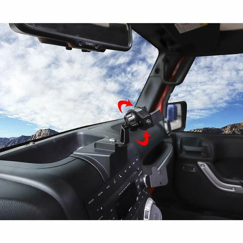 Автомобильный держатель для мобильного телефона на приборную панель с поворотом