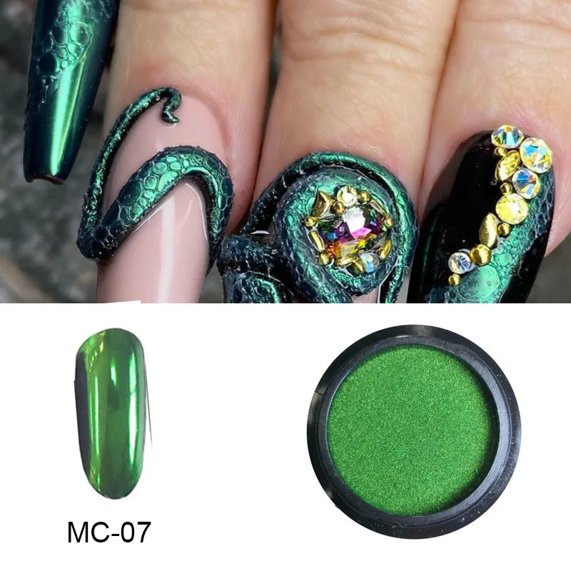 Mirror NO7 Voronoi Nails мыло пена дизайн ногтей пузырь порошок хромового пигмента основа Топ гель Салон красоты поставка - Цвет: Mirror NO7