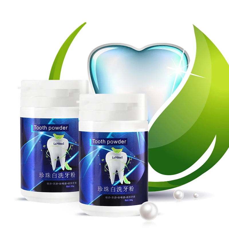 Отбеливающий порошок для зубов очищающий быстрое удаление пятен гигиена