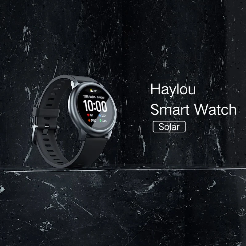 Глобальная версия Haylou LS05 Solar умные часы спортивные водонепроницаемые iOS Android heylou