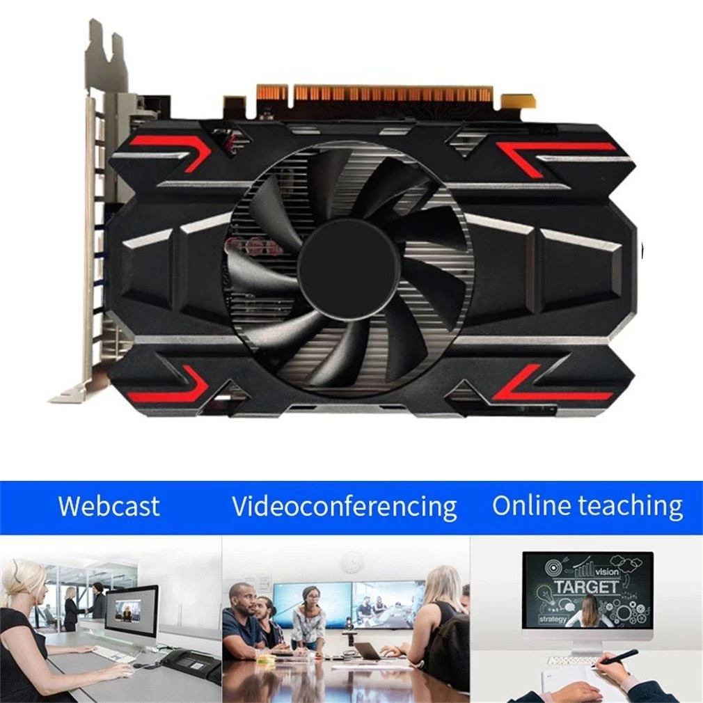 

Graphics Card HD6770 4G DDR5 High Definition Desktop Computer Graphics Card Game Discrete Graphics Card Gaming Video Card