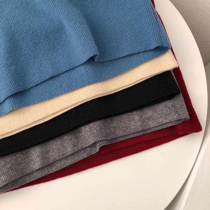 

Spring and autumn women's casual solid color V-neck sleeveless loose vest sweater