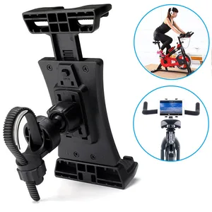 360 rotation ring tube tablet phone holder for 5 13 inch adjustable bicycle handlebar phone stand for ipad air pro 12 9 mount free global shipping