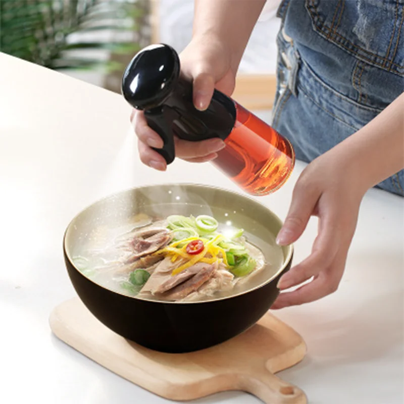 

Oil Sprayer 2Pcs New Olive Oil Spray Bottle Home Cooking Baking Barbecue Vinegar Mist Sprayer Kitchen Dish Seasoning Manual Tool