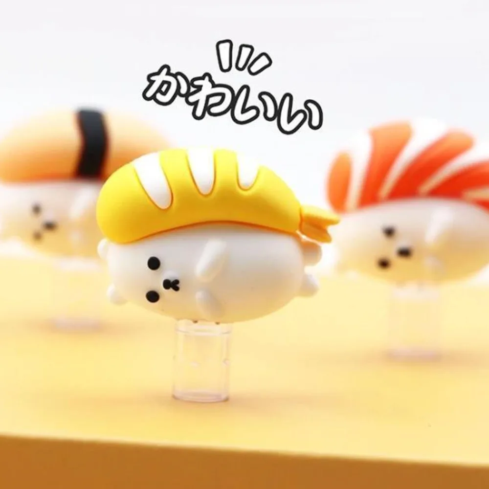 1 шт. корейские канцелярские принадлежности в форме суши гель черные чернила для