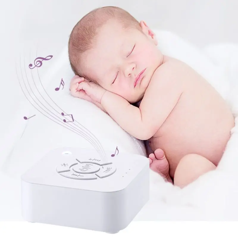 white noise machine usb rechargeable timed shutdown sleep sound machine for sleeping relaxation for baby adult office travel free global shipping