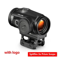 tactical spitfire 3x prism scope vort optical sight hd gen ii red dot reflex with 21mm rail for hunting rifle airsoft accessorie