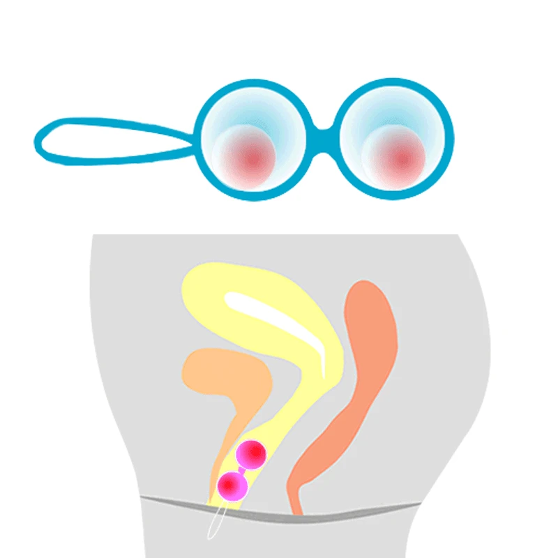 Вагинальные шарики тренажер секс игрушки для женщин силиконовые вагинальные