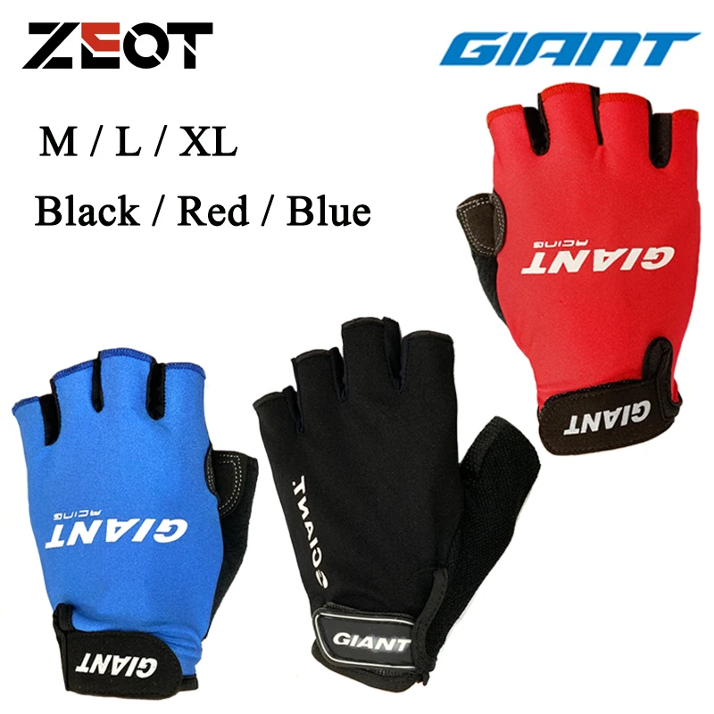 

Giant Cycling Anti-slip Anti-sweat Men Women Half Finger Gloves Breathable Anti-shock Sports Gloves MTB Bike Bicycle Glove
