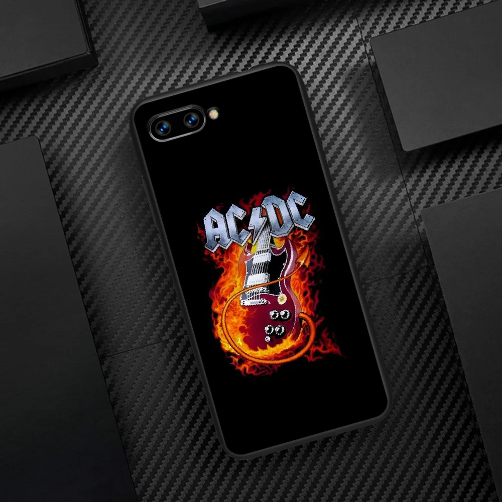

ACDC Band Phone Case Cover Hull For HUAWEI Honor 6A 7A 7C 8 8A 8S 8x 9 9x 10 10i 20 Lite Pro black Back Trend Funda 3D