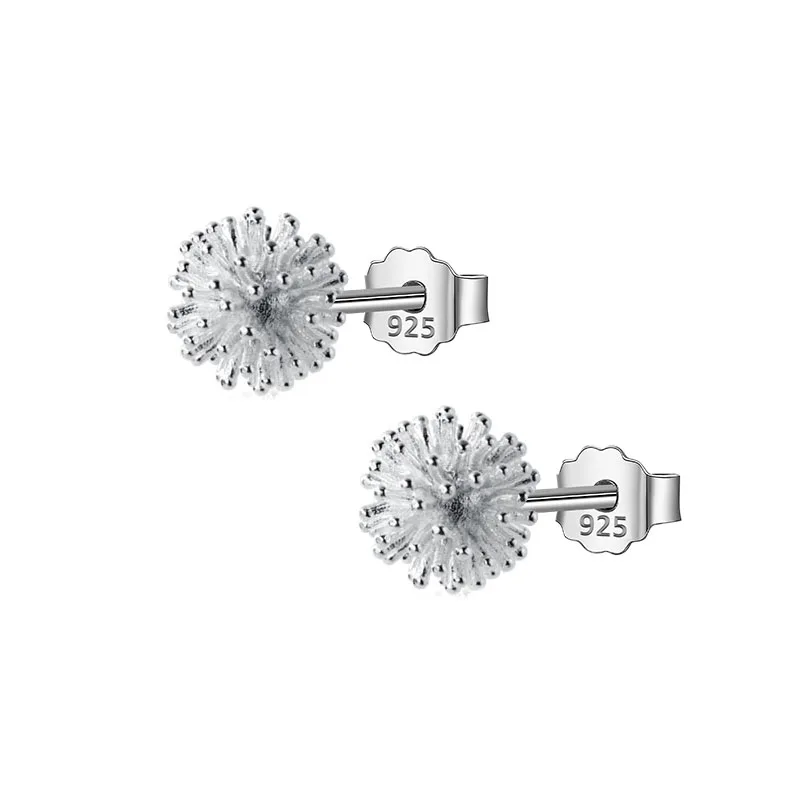 Женские серьги гвоздики из серебра 925 пробы 7 мм x мм|earrings gift|fashion stud earringsstud earrings |