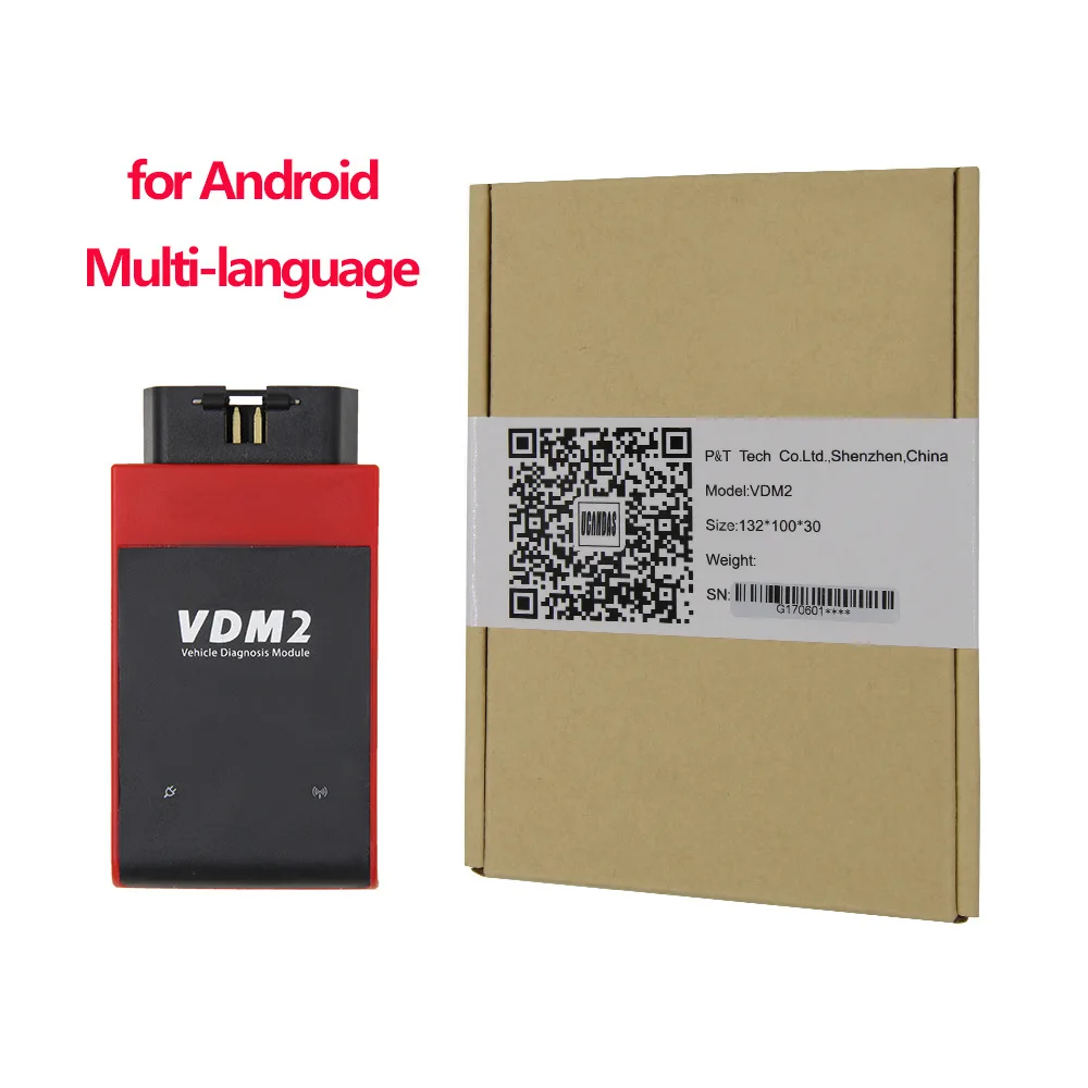 Многоязычный V5.2 WIFI OBD2 поддержка полной системы Android UCANDAS VDM 2 OBDII сканер кода