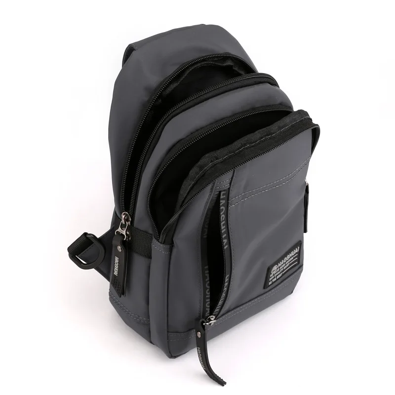 

New Men's Travel and Cycling Close-fitting Simple Chest Bag Leisure Sports Digital Storage Bag Multifunctional Messenger Bag