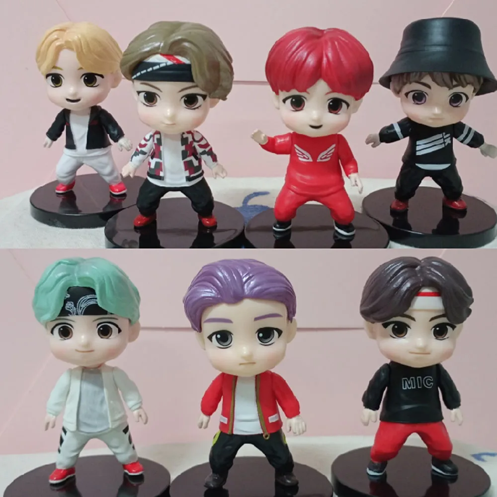 7 шт. Bangtan для мальчиков рисунок товары детские игрушки кукла девочка подарок