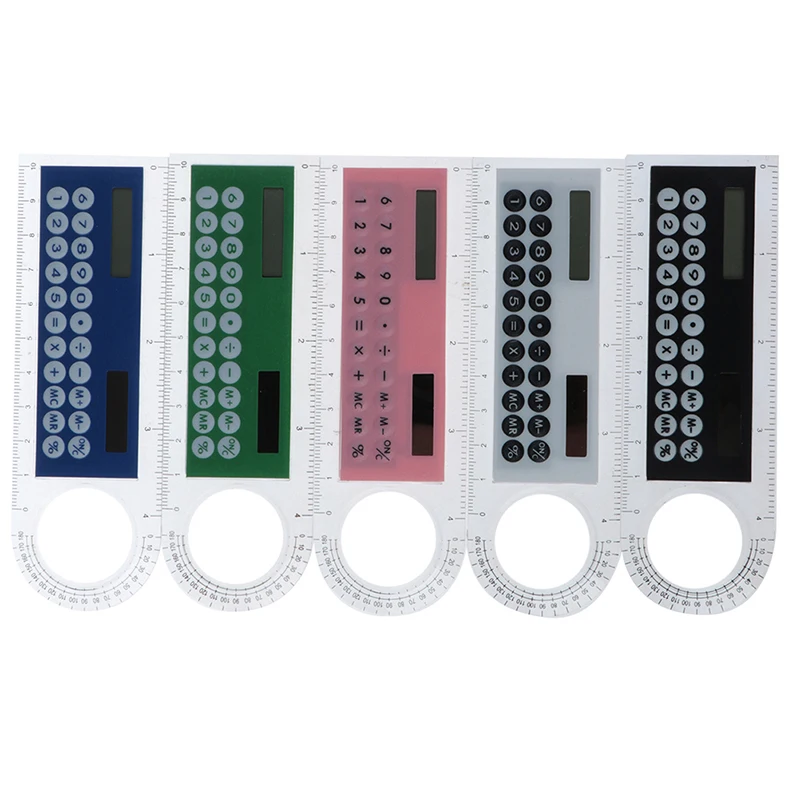 Творческий 10 см Сделай Сам игрушка солнечной энергии мини калькулятор лупа