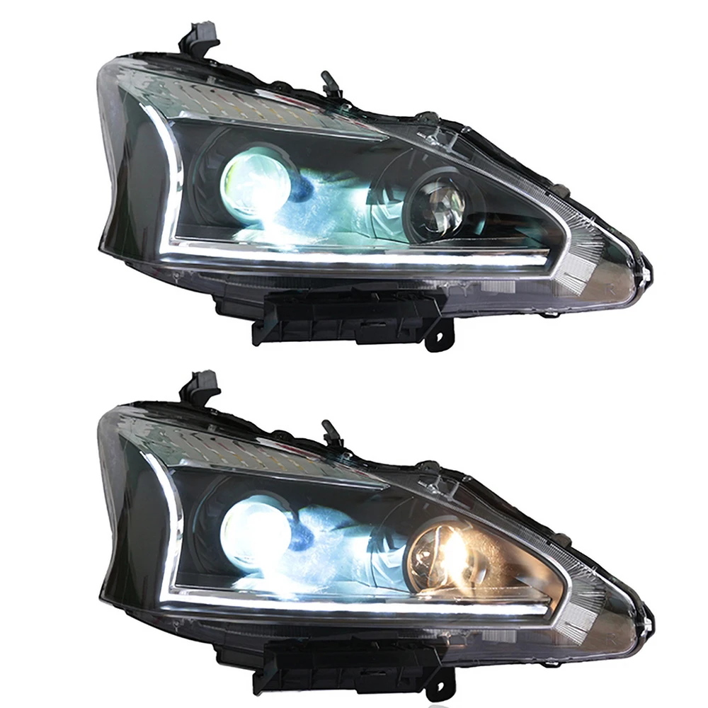 Стайлинг автомобиля фары для Nissan Teana Altima светодиодный ные 2013-2017 DRL Hid вариант