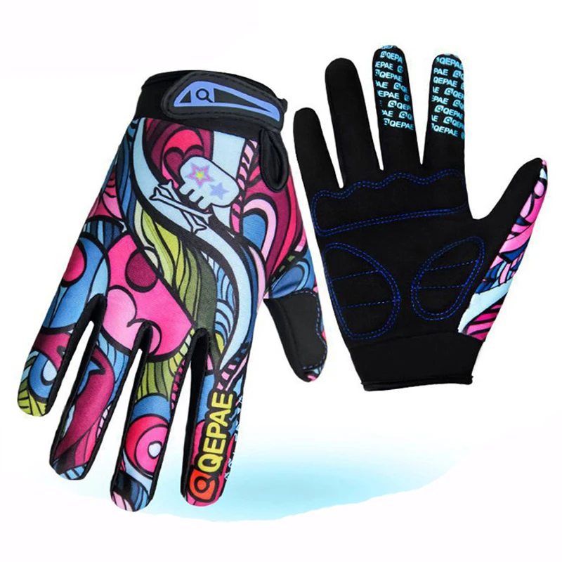 

Fashion Bicycle Gloves BMX MTB Motorcycle Gloves Man Women Kids Breathable Outdoor Sports Cycling Racing Riding Gloves Colorful