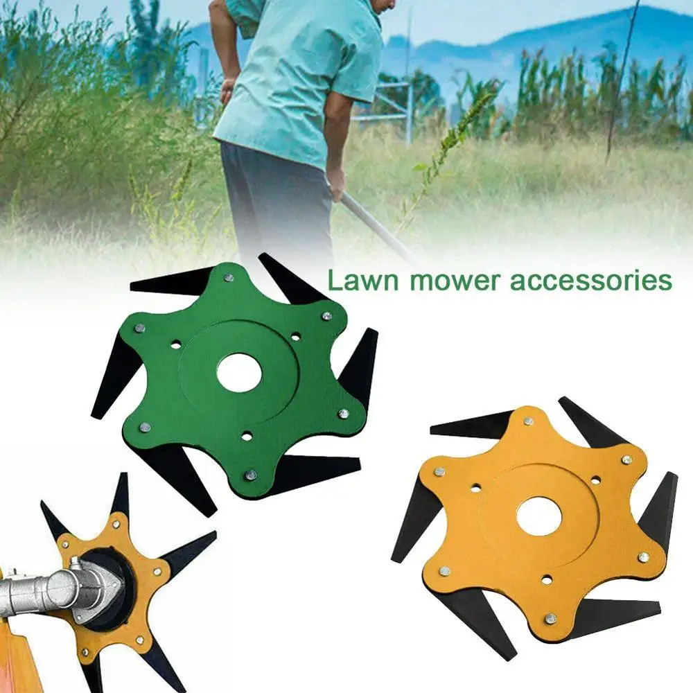 

6T Blade Manganese Steel Razor Mower Grass Trimmer Head Blade For Garden Lawn Machine Accessories Power Tools Easy Cut