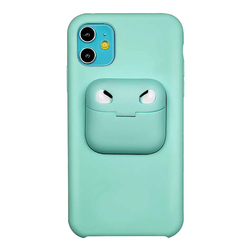2 в 1 очки Demon для AirPods Pro защитный чехол телефона IPhone 11 /11 pro Max и A30 | Мобильные