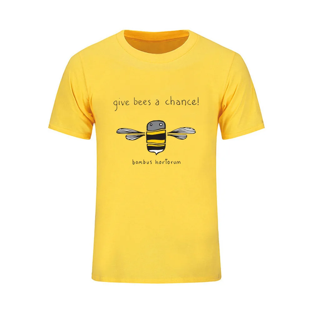 Give Me A Chance Honey Bees/мужские футболки оптом Xxl 2020 модные 3d Забавные брендовая уличная