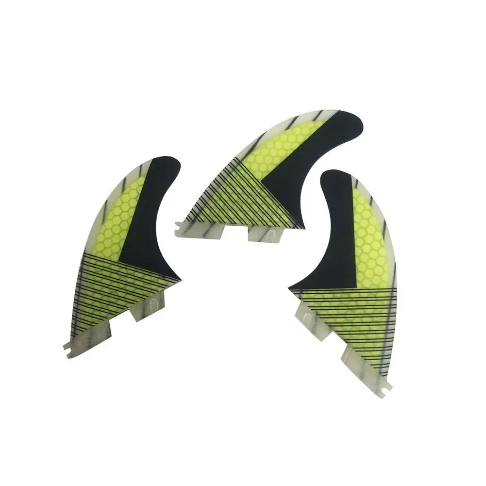 

3 Sets Fins Fiberglass Honeycomb FCS2 Fins G5 Fin Surfboard Fin In Surfing Water Sports Surfing Accessories
