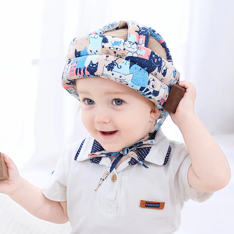 Kleinkind Helm Kopfschutz Mütze Safety Helmet Baby-Kopf Cap Fallschutz 