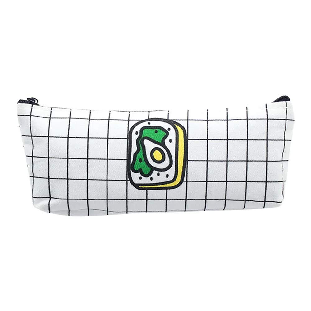 Милый фри Кола фаст-фуд холщовый чехол-карандаш для хранения канцелярских