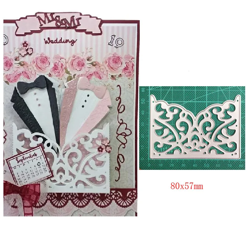 

Lace Cover Frame New 2021 Metal Cutting Dies for DIY Scrapbooking Paper and Card Making Decorative Embossing Dies Craft dies