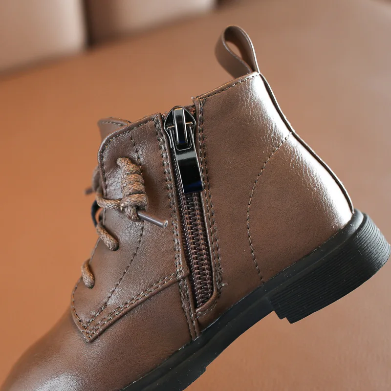 

Autumn and Winter Girls Boots Princess Fashion Martin Boots Baby Leather Boots Children Shoes Boots for Kids Girls