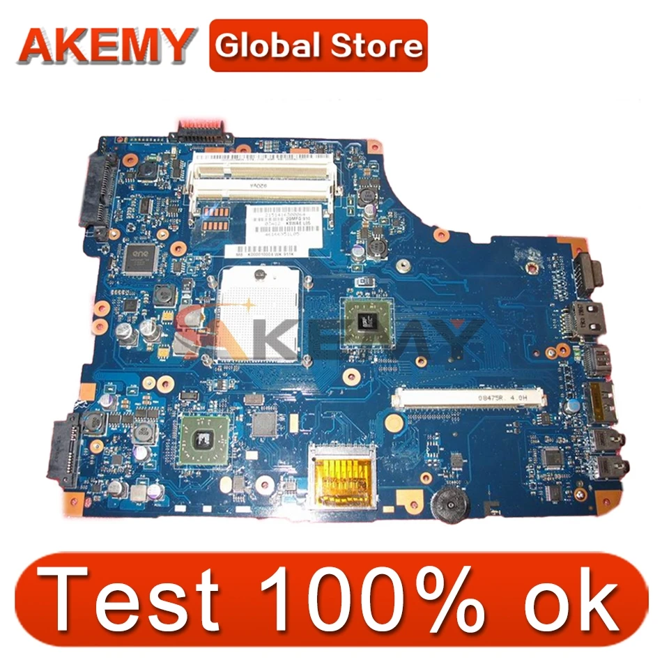 

AKEMY For Toshiba Satellite L500D L505D Laptop Motherboard K000080470 La-4971p MainBoard 100% Tested