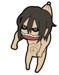 2021 Атака Титанов милый акриловый кулон на сумку ривайль Эран йер Микаса Акерман